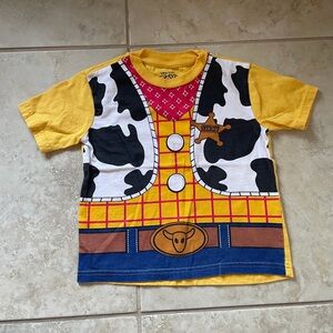 Woody from Toy Story Cowboy Print Kids Shirt